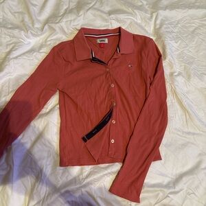 Tommy Hilfiger Pink Polo Shirt